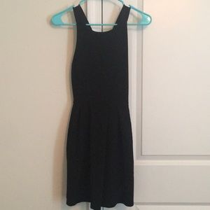 Black skater dress